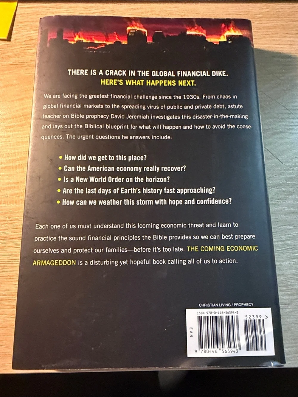 The Coming Economic Armageddon - Black Hardcover